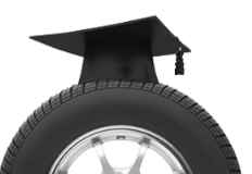 Graduating tire