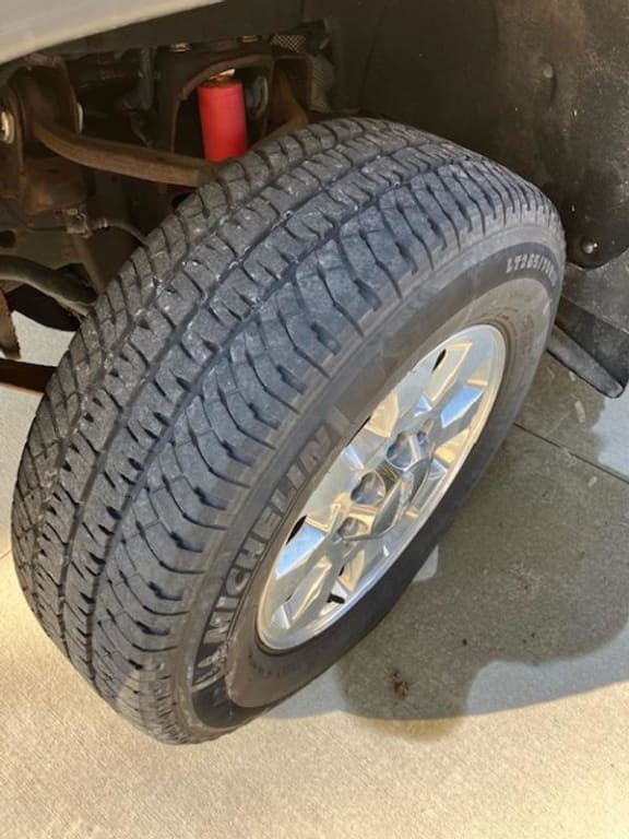 current condition of tires at 35,000 miles